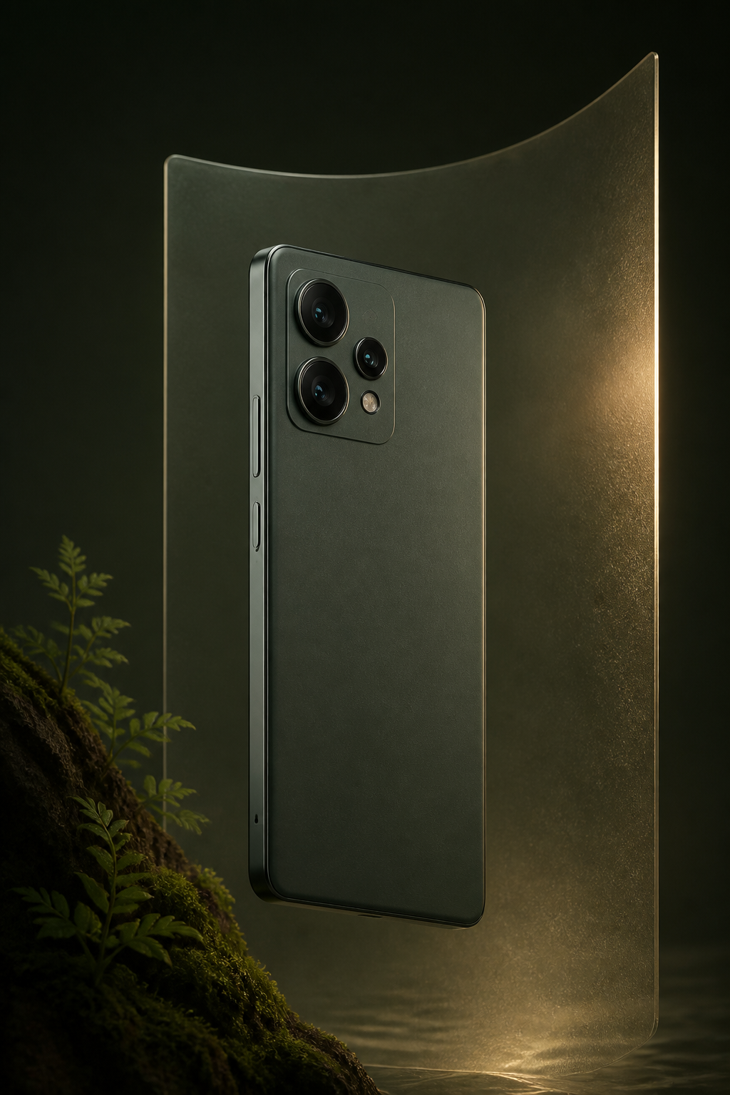 Smartphone editorial conceitual inspirado na linha premium Motorola